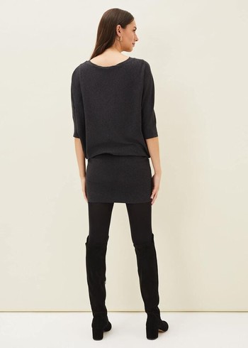 Phase Eight Becca Batwingted Knitwear Grey Canada | YPILJR-173